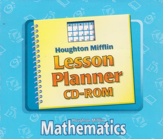 Houghton Mifflin Mathematics: Lesson Planner PC MAC CD-ROM teach math classroom