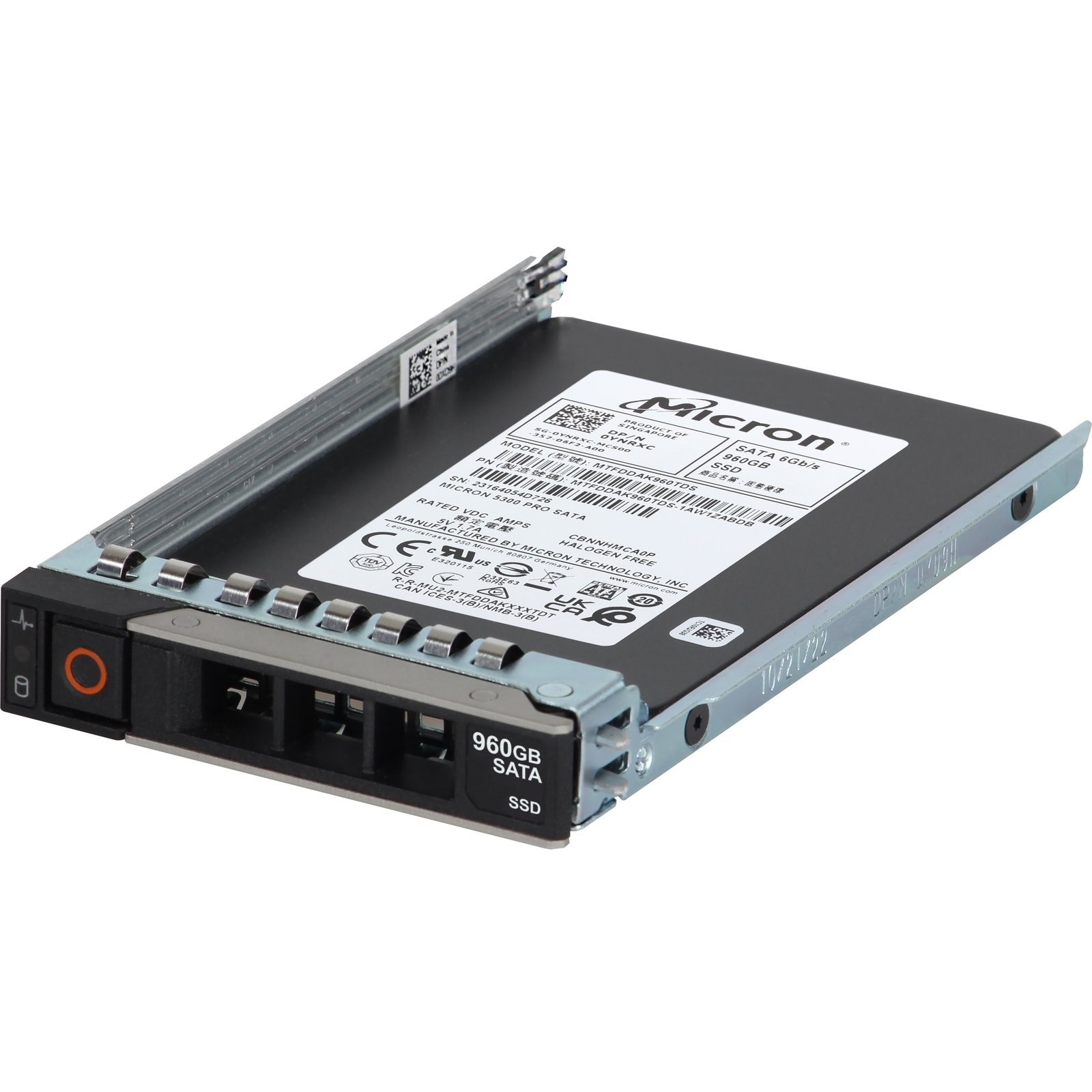 YNRXC-CDN Dell 960GB 6Gbps SATA RI TLC 7mm 2.5 SSD 5300 Pro for Workstations