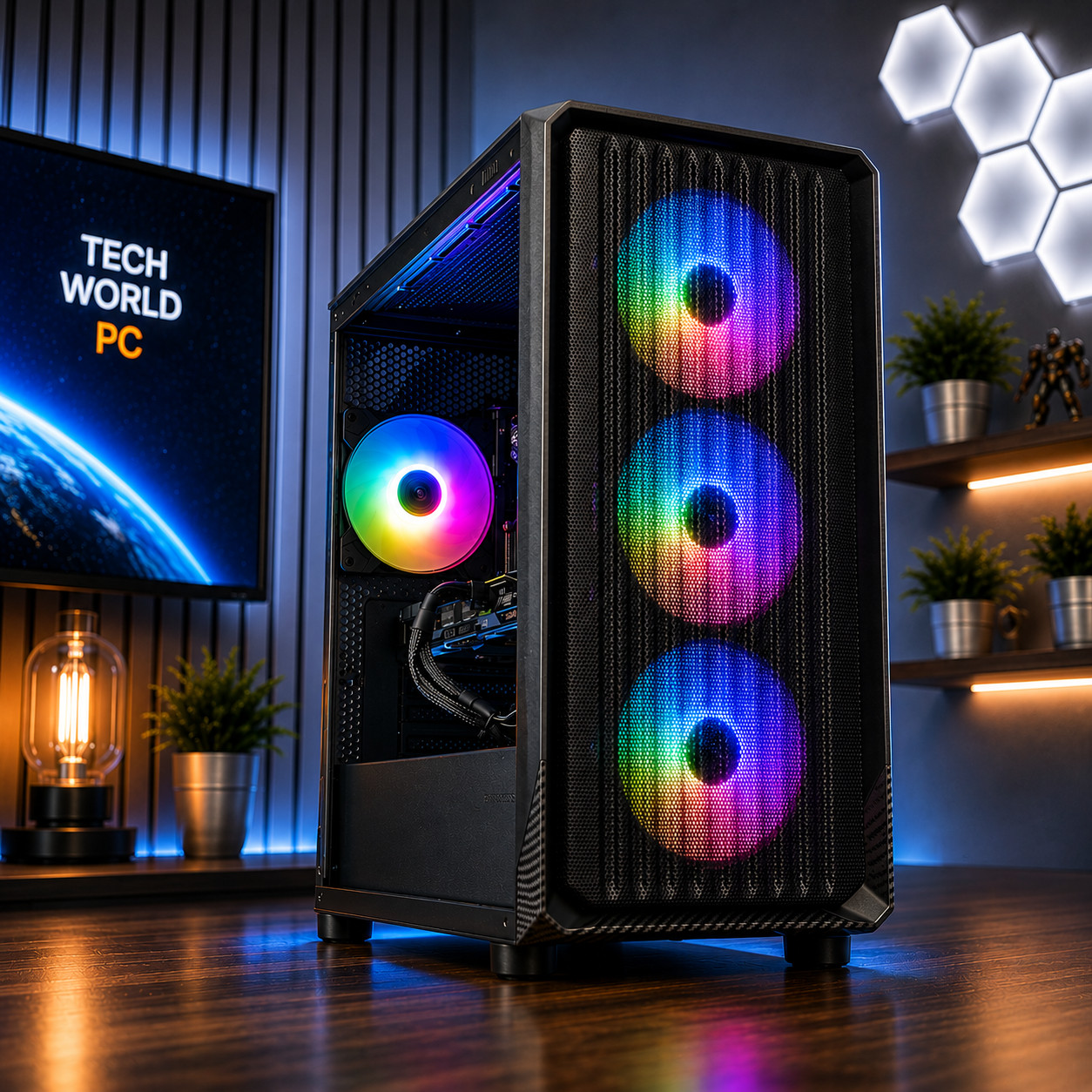 Custom Desktop Gaming PC RYZEN 5 3600 16 GB DDR4 500GB SSD Nvidia GTX 1660 SUPER