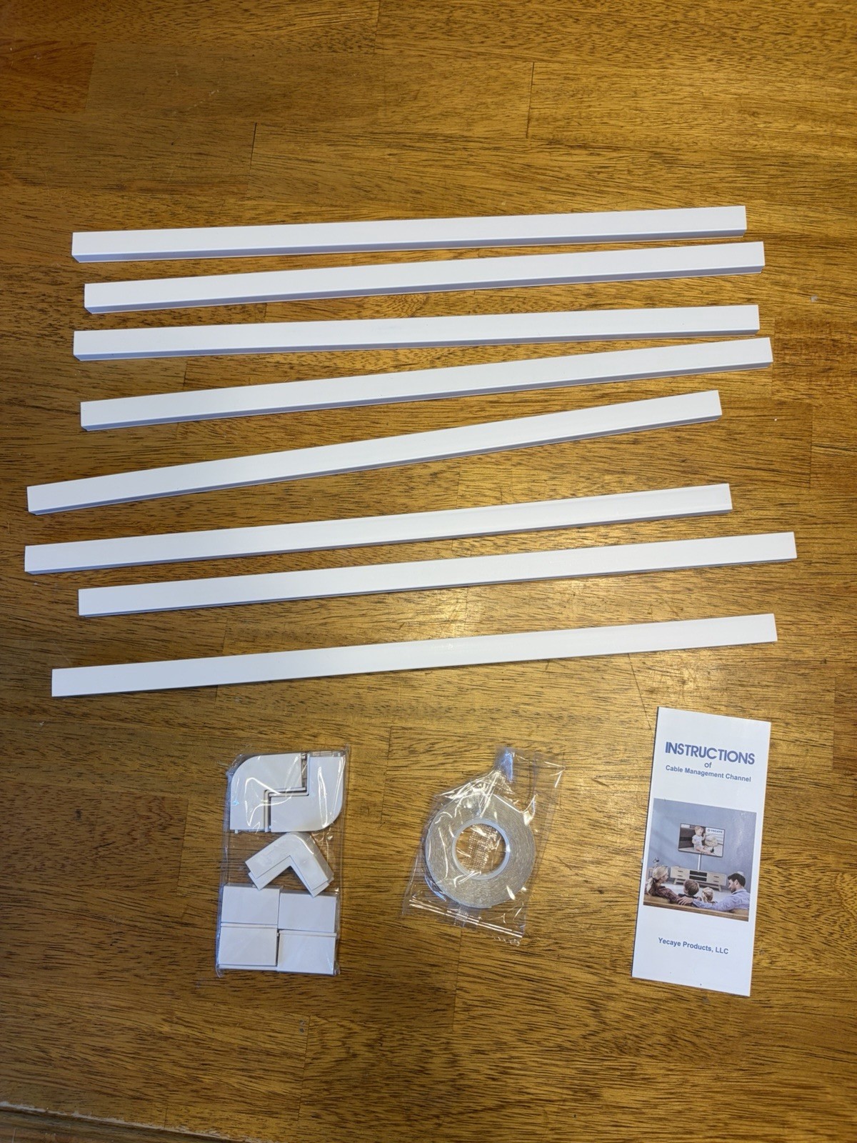 Yecaye 125in on Wall Cord Hider Kit New