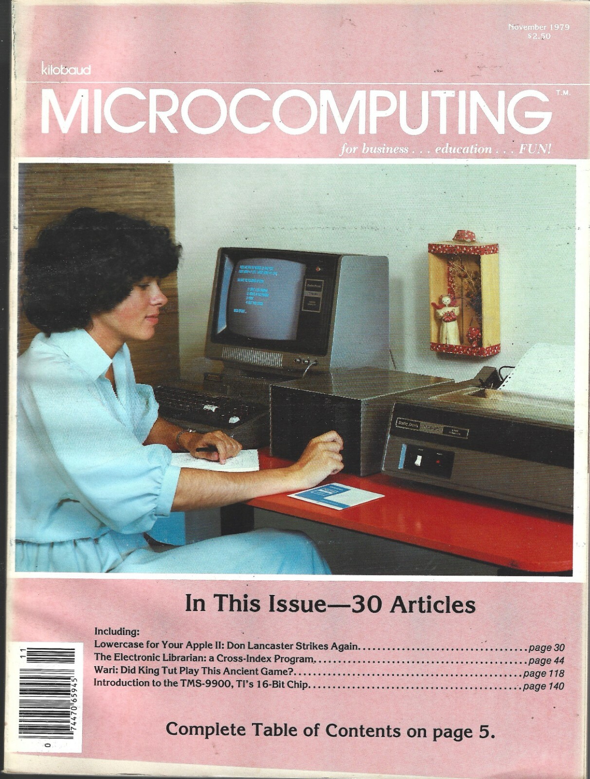 KILOBAUD MICROCOMPUTING MAGAZINE #35 11/79 NOVEMBER 1979 (VG-)