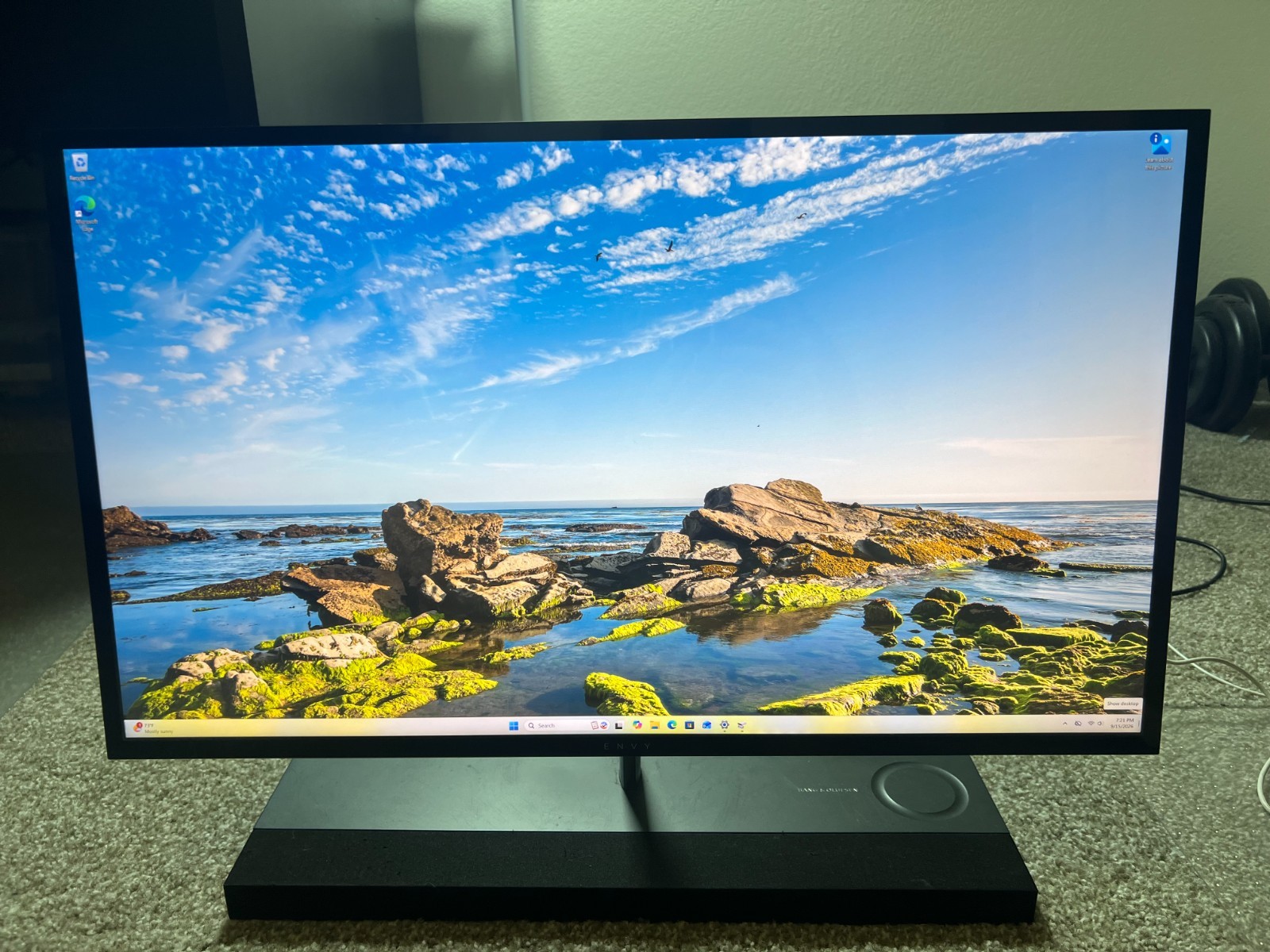 Touch Screen Win 11 HP ENVY 27" AIO i7-7700T 16GB 2TB+238GB SSD GTX 950 4Gb