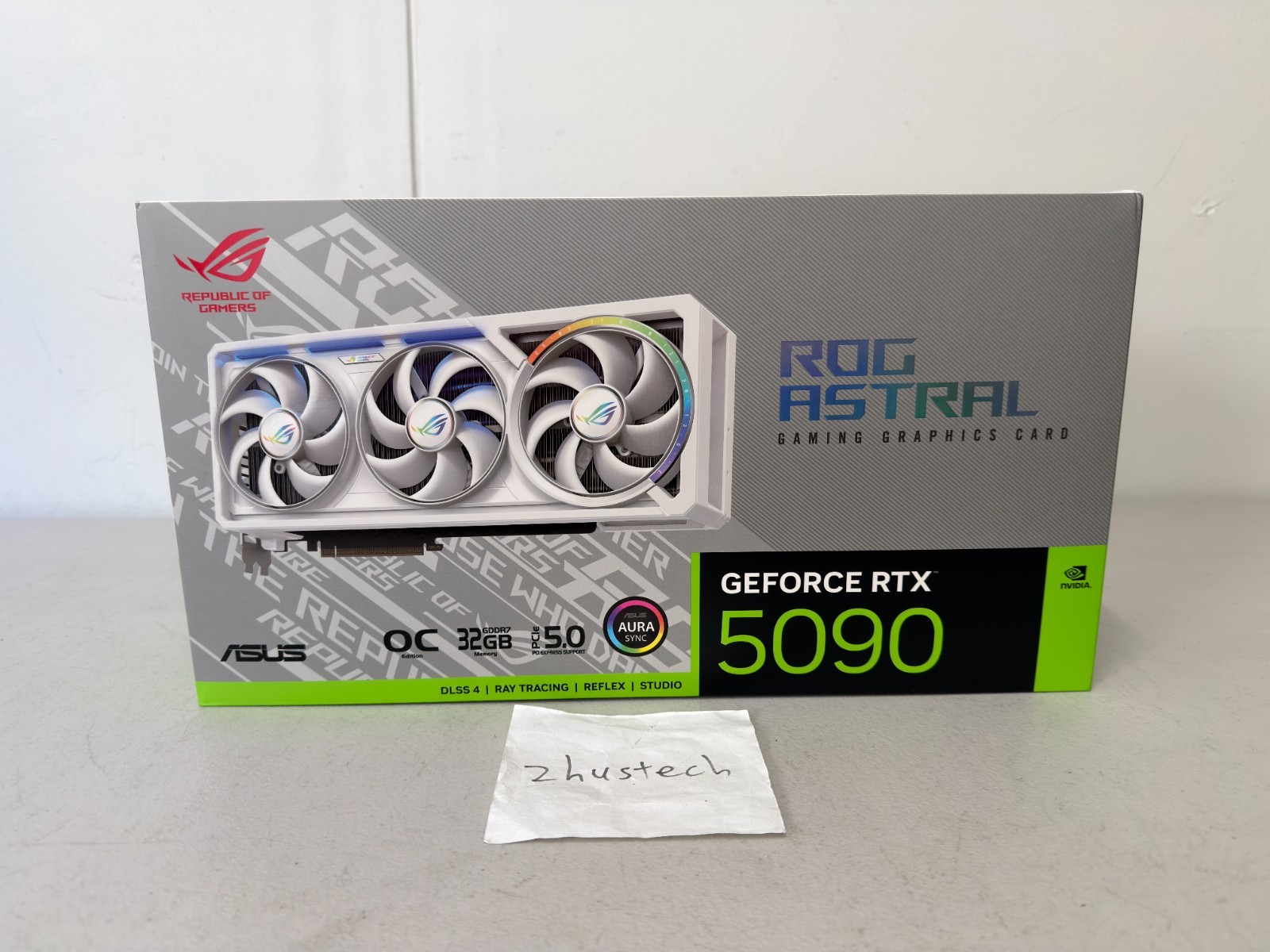 🔥ASUS RTX 5090 ROG Astral OC White 32GB NVIDIA GeForce - New Sealed 