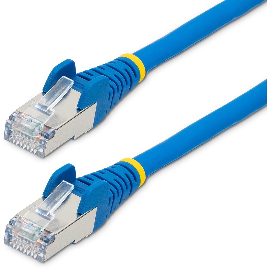 StarTech 30ft CAT6a Ethernet Cable, Blue Low Smoke Zero Halogen (LSZH) 10 GbE