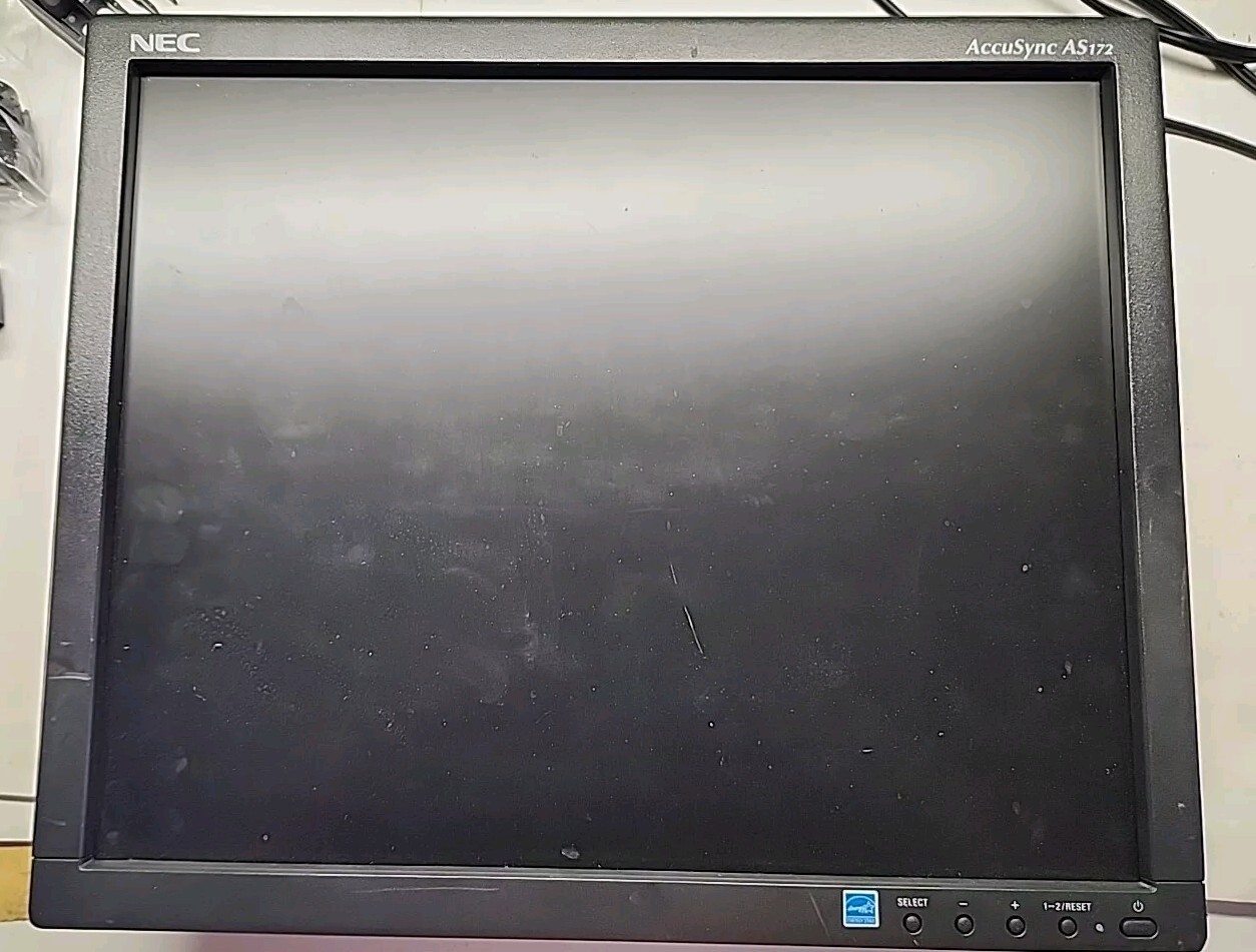 AS172-BK  NEC AccuSync 17" black LED monitor  
