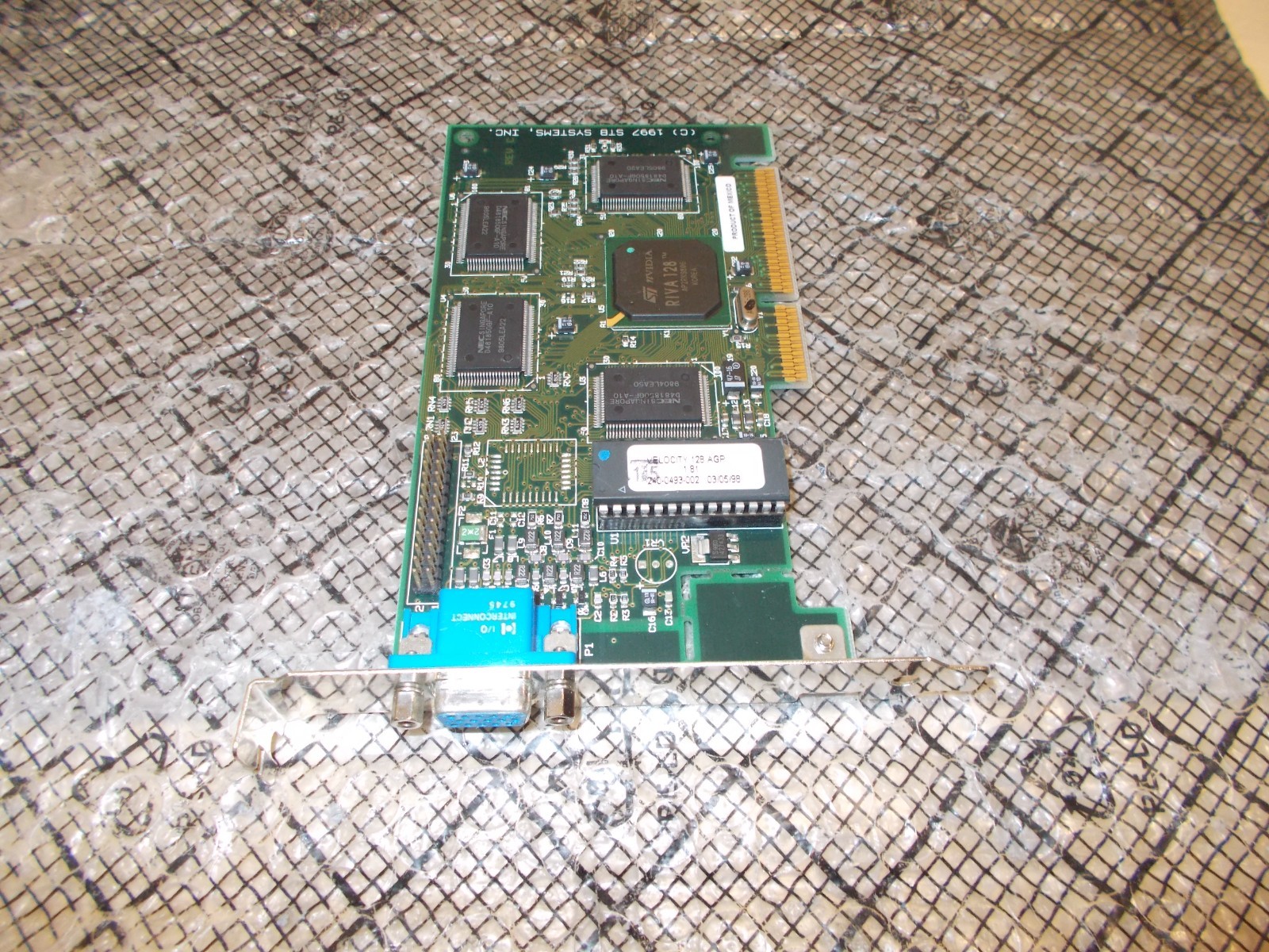 STB Systems Velocity 128 AGP Nvidia RIVA 128 4MB VGA 2X AGP Video Card