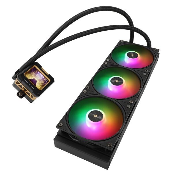 NEW Thermalright Frozen Warframe 360 BLACK ARGB AIO CPU Liquid Cooler shipping