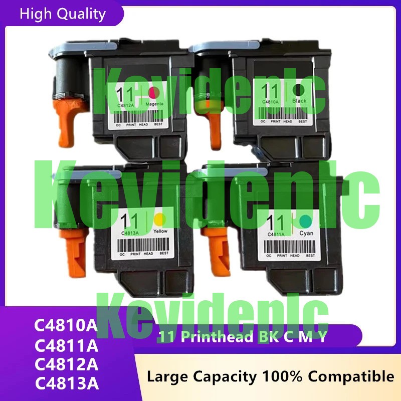 4PC/set  HP11 C4810A C4811A C4812A C4813A Printhead for HP 500 800 510 100 110