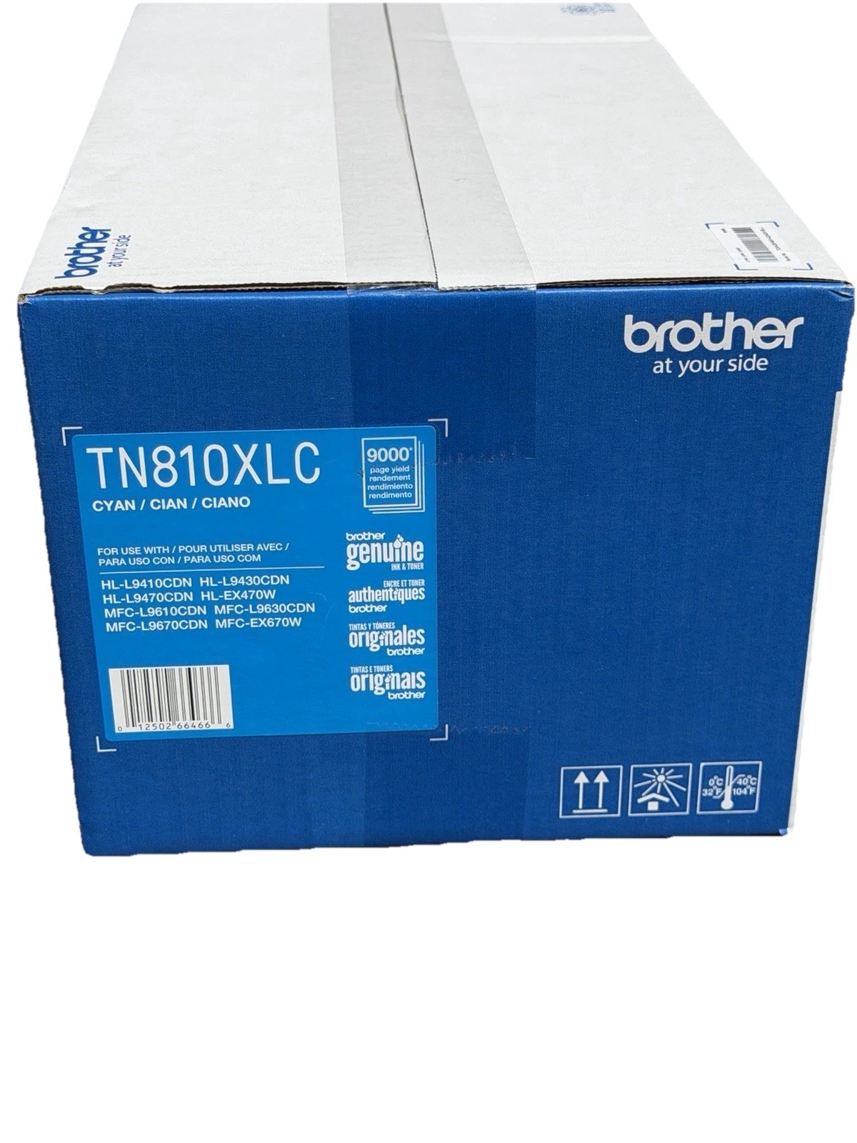NEW GENUINE - BROTHER TN810XL CYAN TONER - TN810XL - SEALED BOX