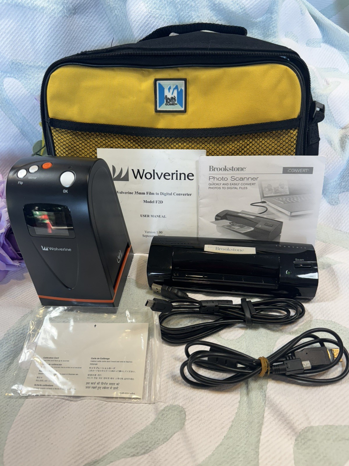Wolverine F2D 35mm Film Scanner + Brookstone Photo Scanner Kit 照片底片扫描器
