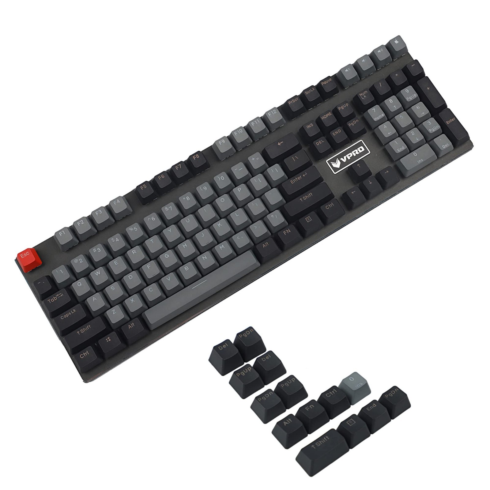 Dolch 122-Key Double-Shot PBT Shine-Through OEM Keycaps for MX Switches