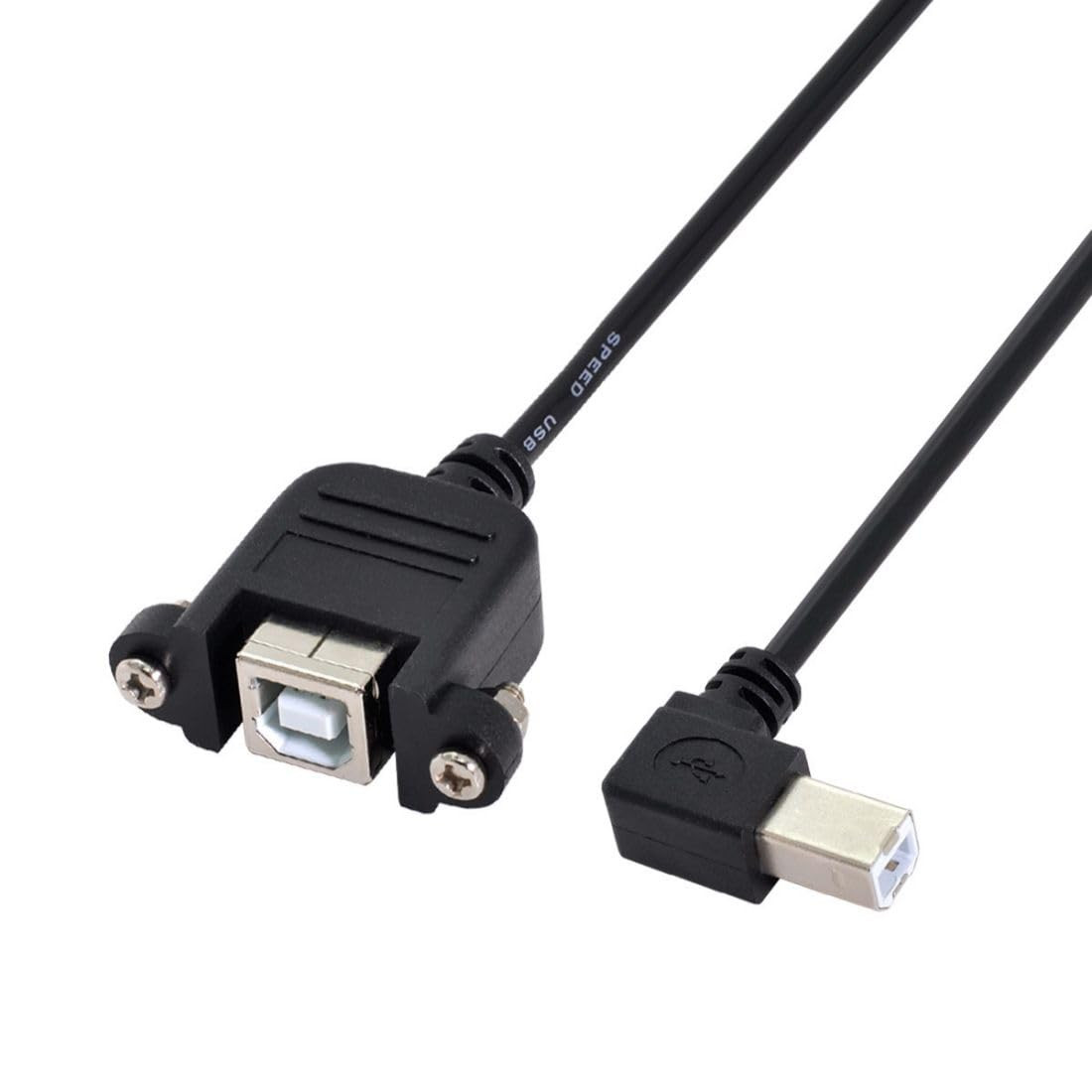 Chenyang USB 2.0 Type B Male to Type B Female Extension Cable with Screws