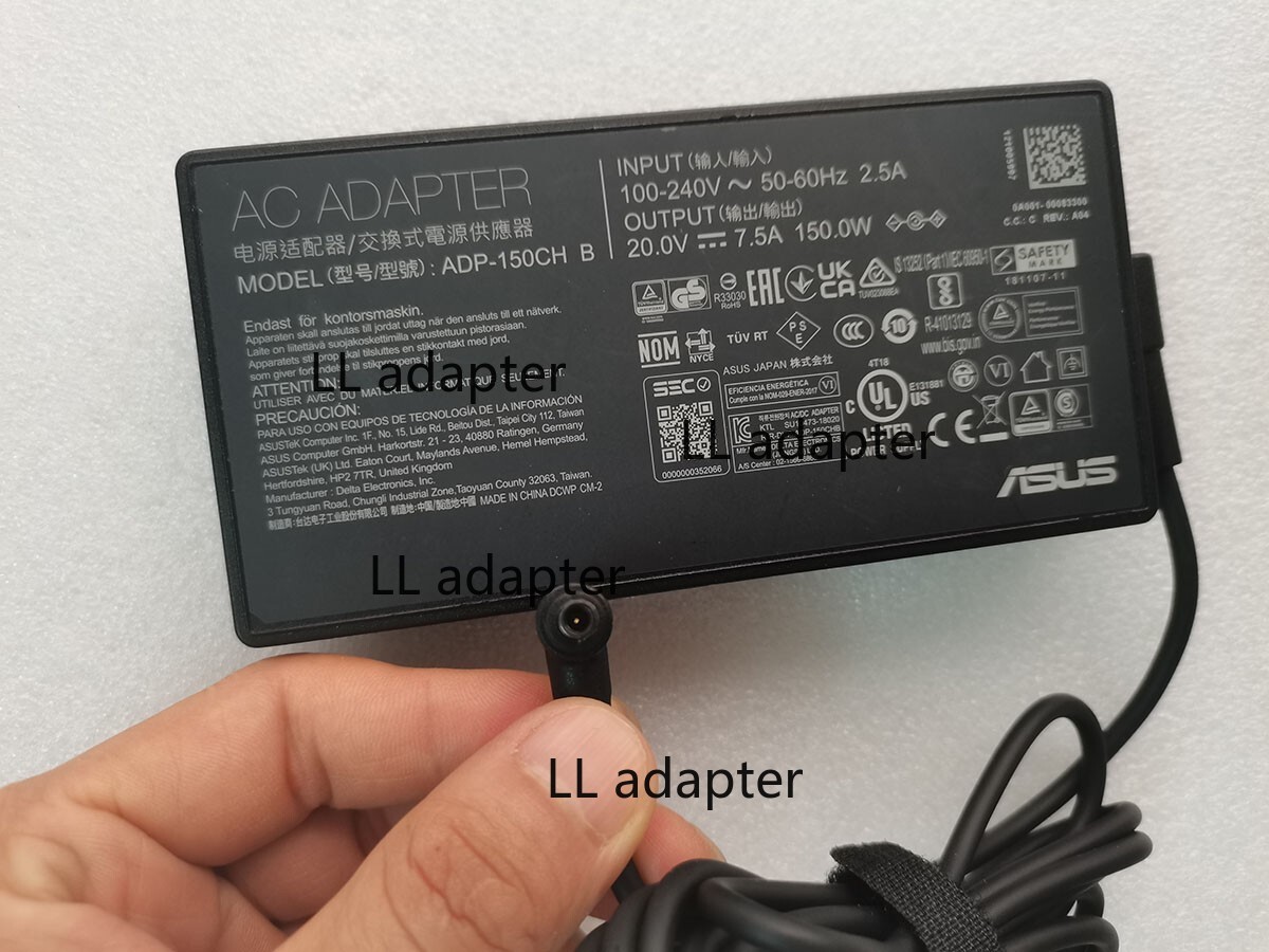 OEM 150W 20V 7.5A ADP-150CH B 4.5mm For Asus Zenbook Pro 15 UM535QE-XH91 Charger