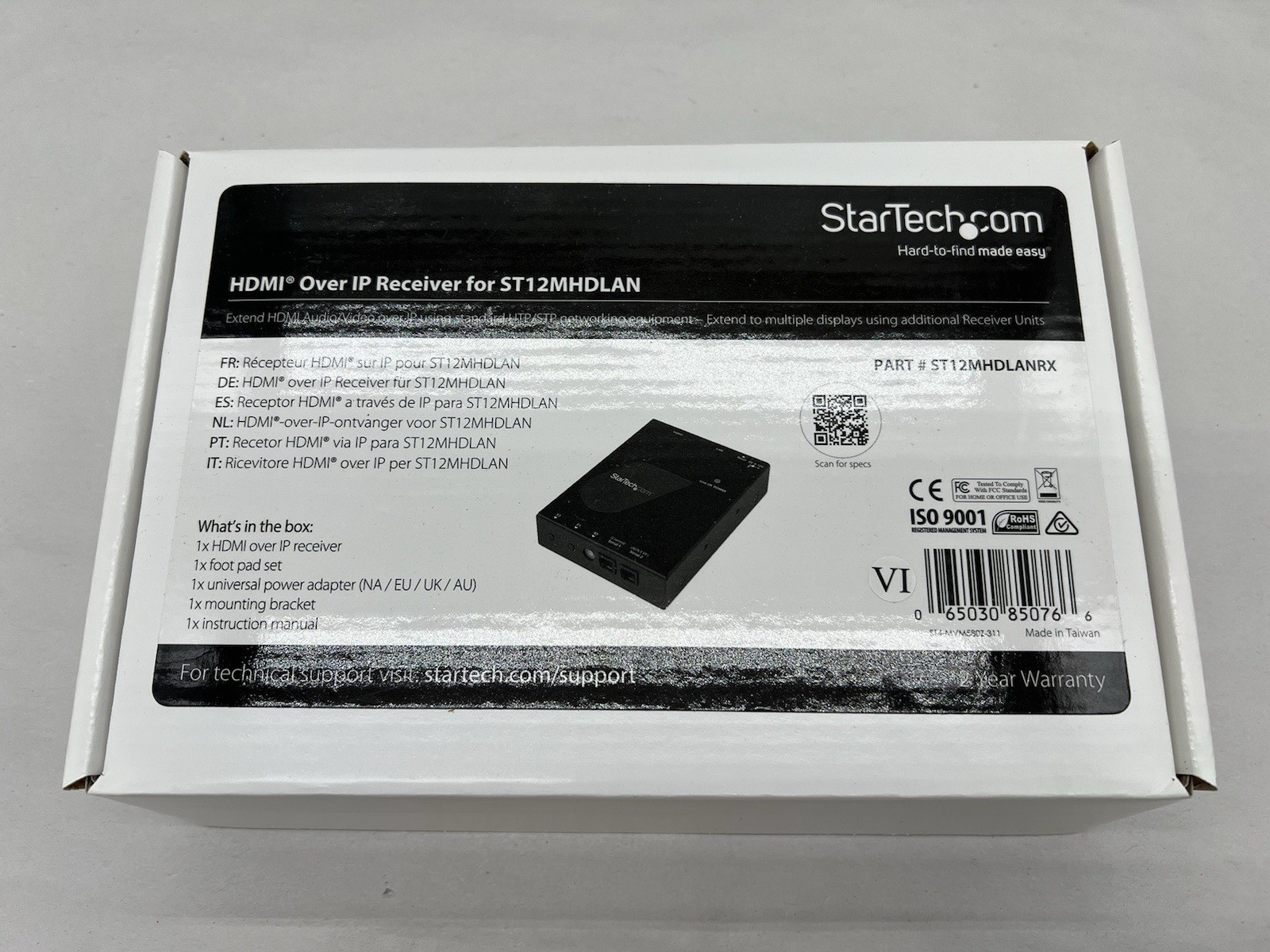 Startech HDMI over IP receiver for ST12MHDLAN