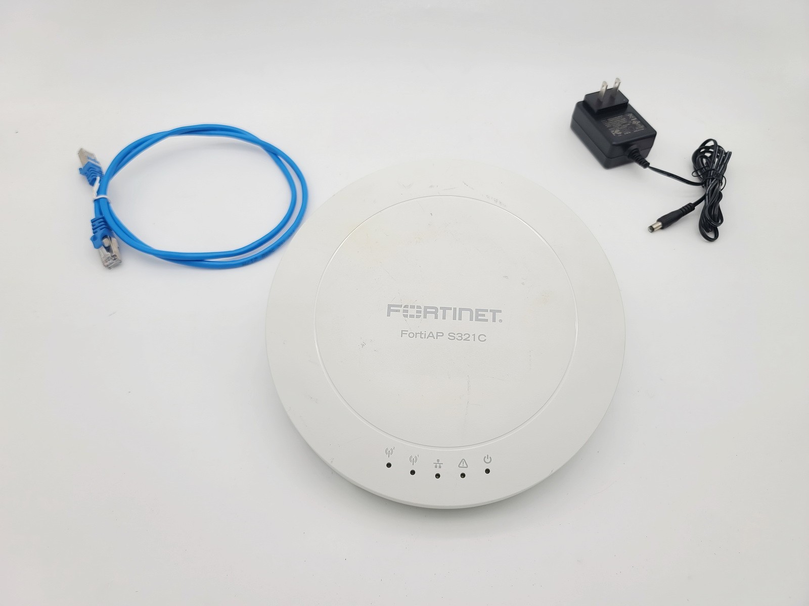 FORTINET FORTIAP 321C FAP-321C WIFI N WIRELESS NETWORK ACCESS POINT W CABLE