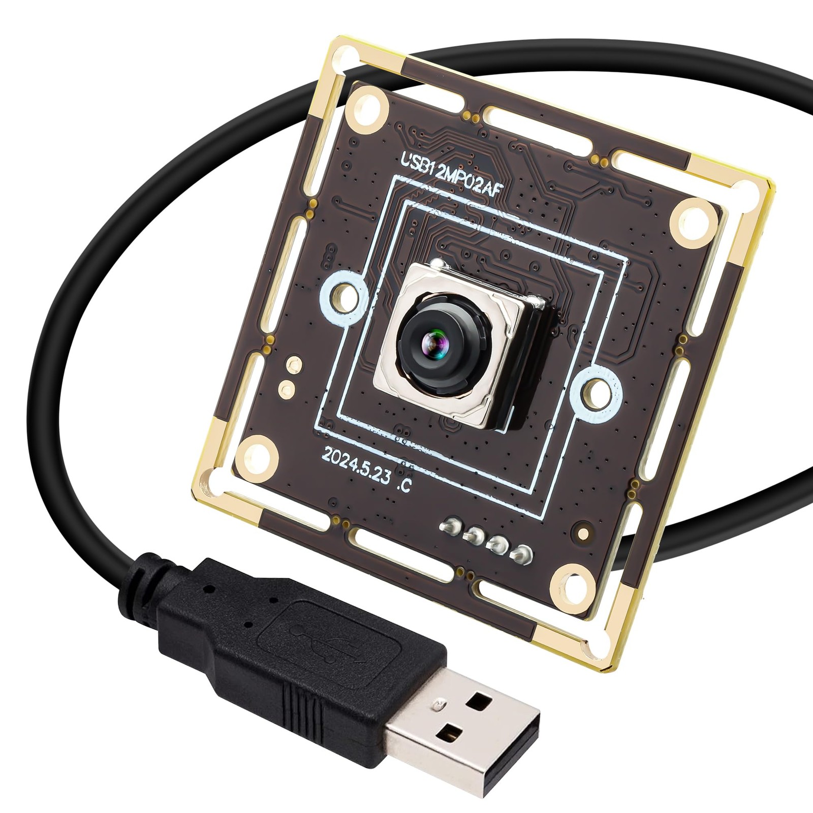 PDAF USB Camera Module 12MP 300ms Fast Autofocus 4K Webcam Module High Speed ...