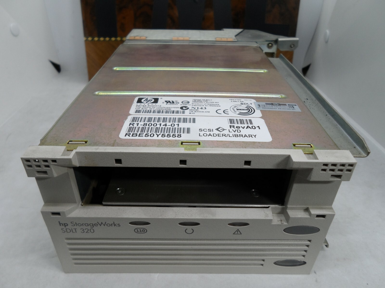 HP Compaq HPE SDLT320 MSL6000 Tape 257322-001 293532-001 70-80014-18 R1-80014-01