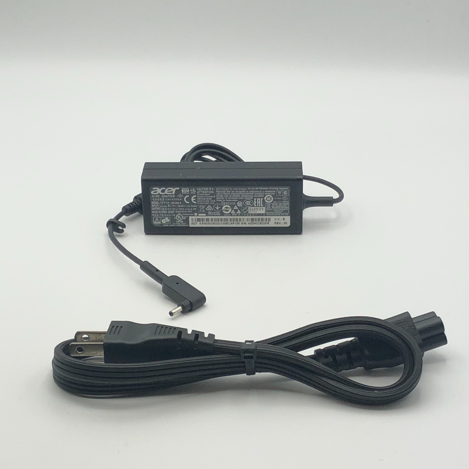 Original Acer 45W AC Power Adapter for Acer Spin 5 Series SP513-51-30EU