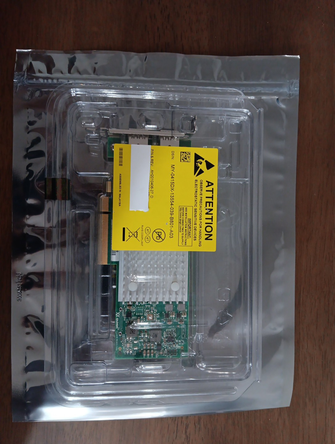 415DX 51GRM DELL QLOGIC QL41262HLCU-DE 25GB DUAL PORT PCI-E NETWORK CARD sealed