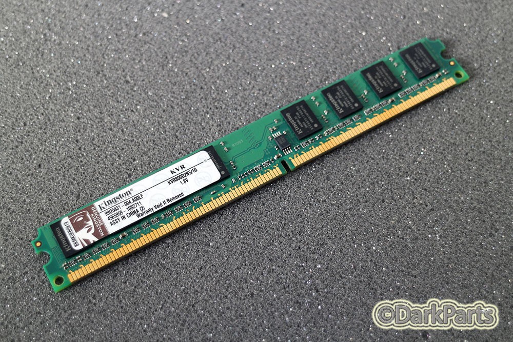 Kingston KVR800D2N5/1G 1GB Low Profile Memory RAM PC2-6400 DDR2-800