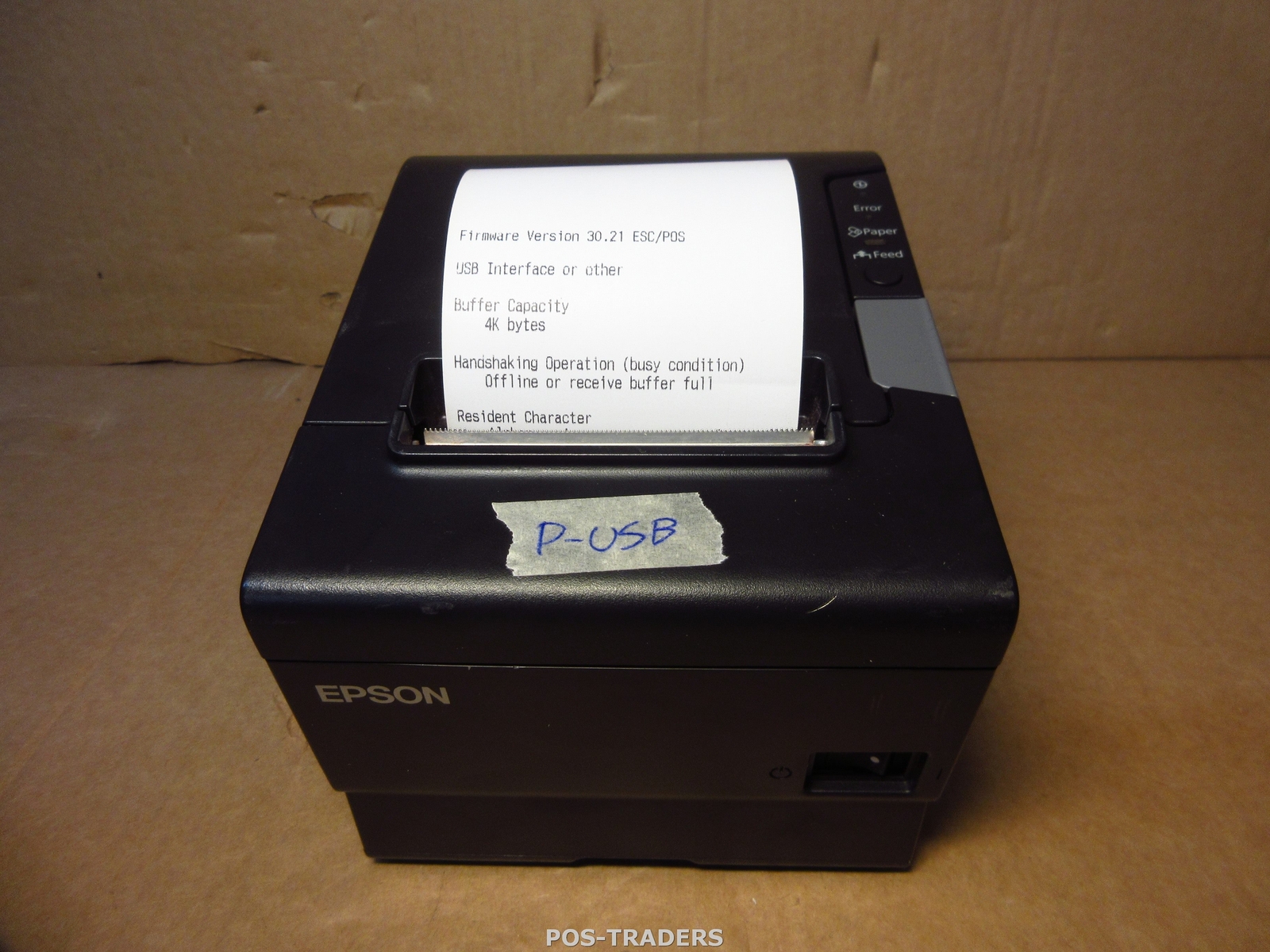 Epson TM-T88VI M338A Thermal 80mm Ticket Receipt Printer USB / POWERED USB + PSU