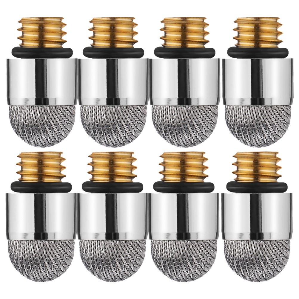 8pcs 6mm Woven Fiber Pen Nibs, M5 Mesh Replacement Tips