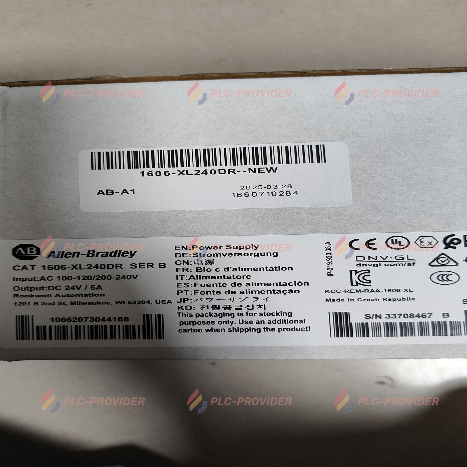 * US STOCK * 1PC NEW SEALED 1606-XL240DR Allen-Bradley Fast Shipping