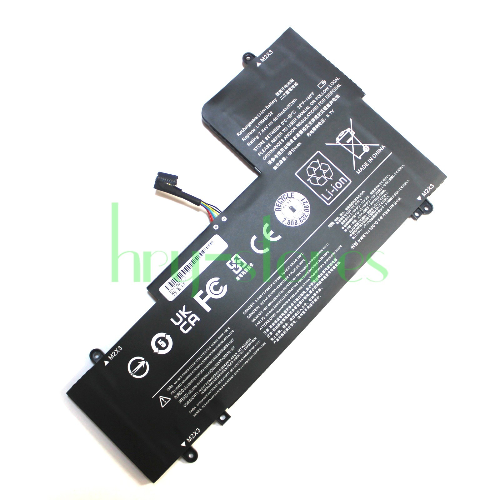 New L15L4PC2 L15M4PC2 52Wh Battery for Lenovo Yoga 710-14IKB 710-15ISK