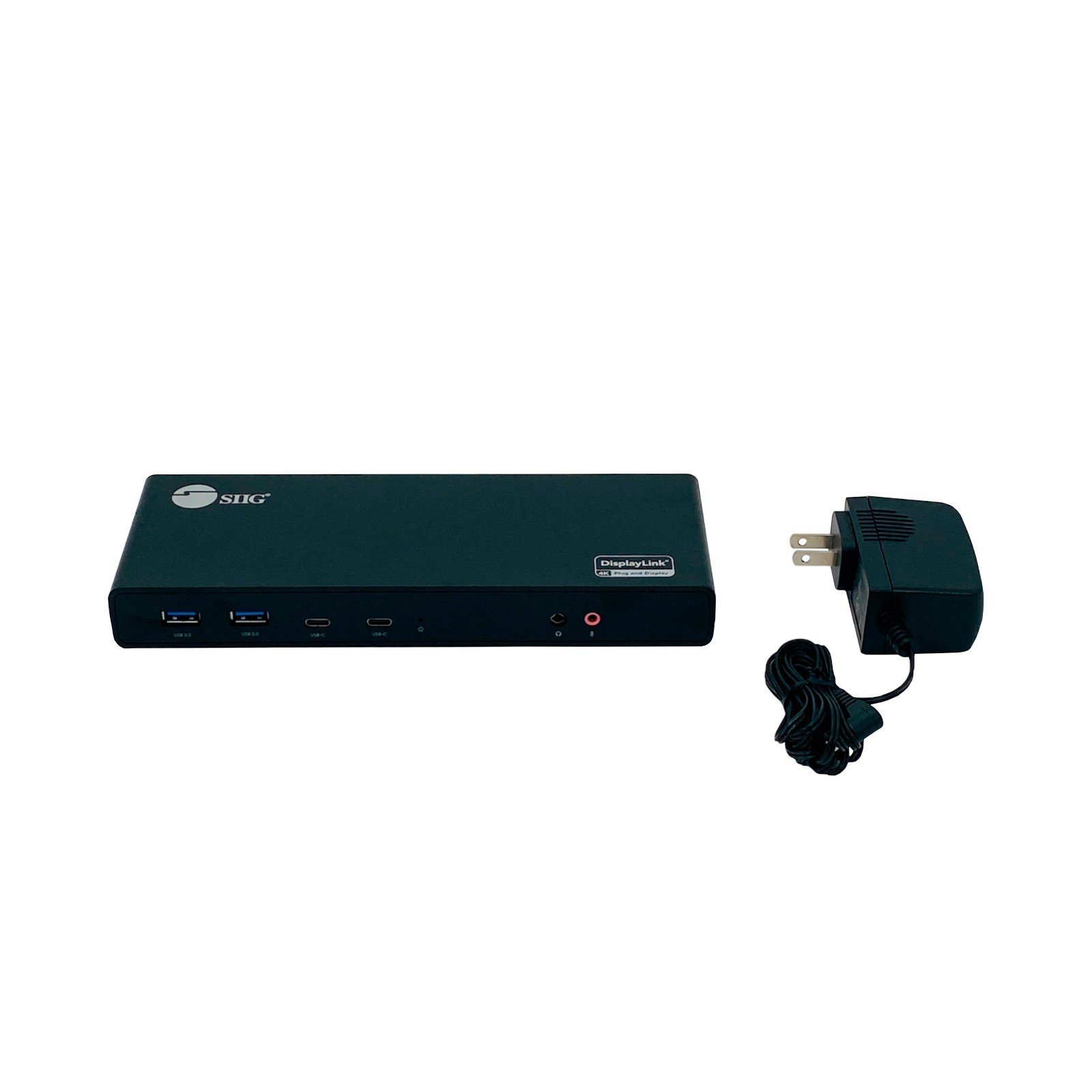 Original SIIG JU-DK0811-S1 Docking Station USB 3.1 Type-C Dual 4K