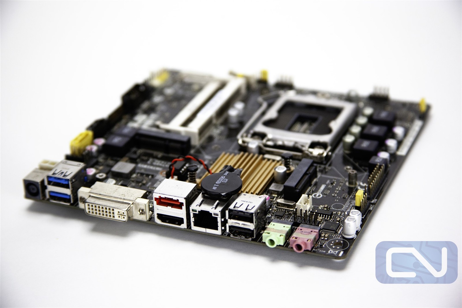 ASUS H81T DDR3 LGA 1150 Thin Mini-ITX Motherboard USB 3.0 DVI HDMI(No IO Shield)