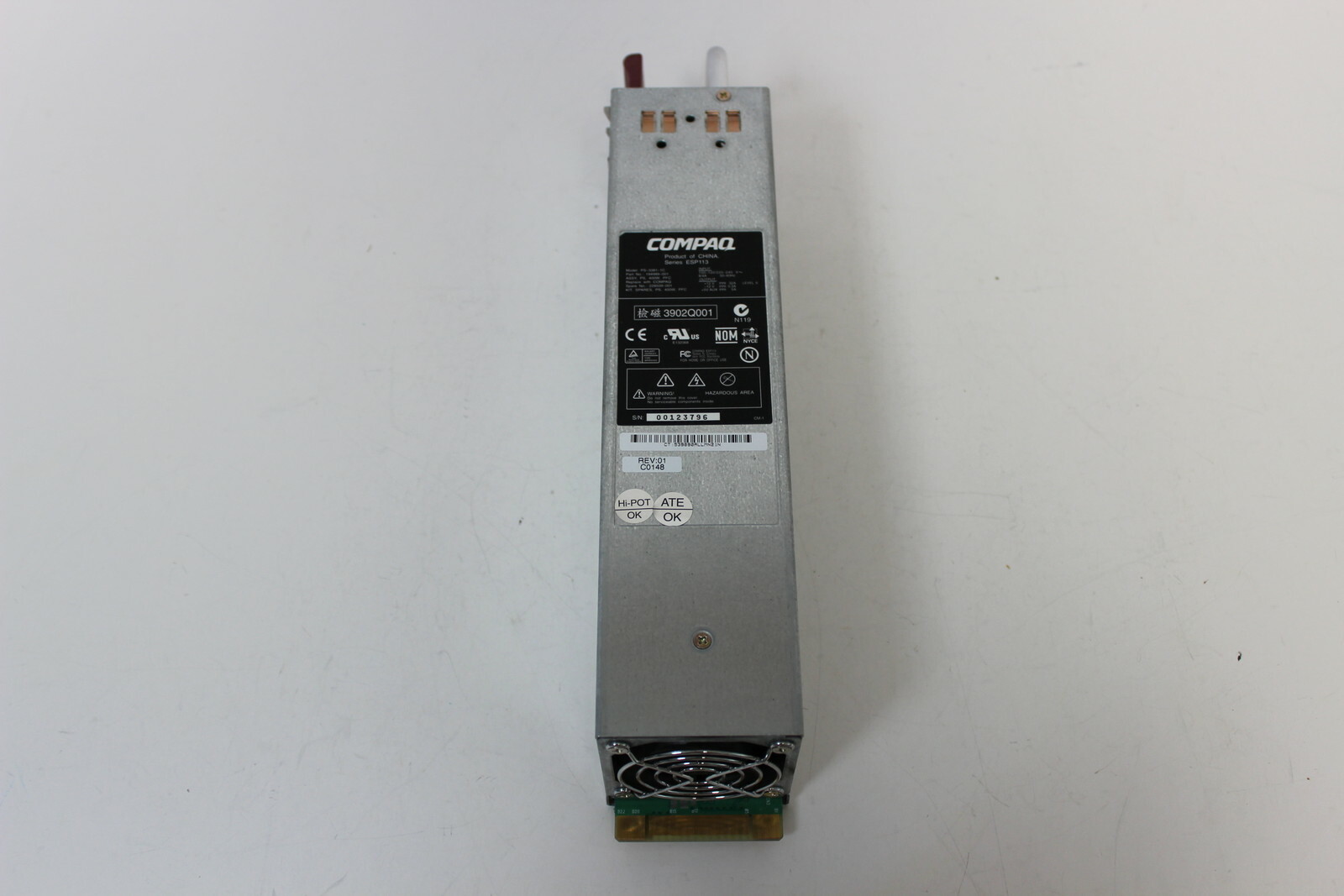 COMPAQ 228509-001 400 WATT POWER SUPPLY PS-3381-1C 194989-001 WITH WARRANTY