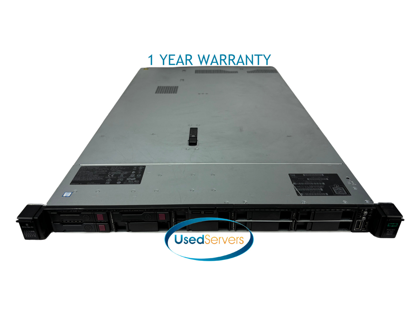 Proliant DL360 G10 10SFF 2x Gold 6246 3.3GHZ=24Cores 128GB 2666 3x 1.8TB 12G P40