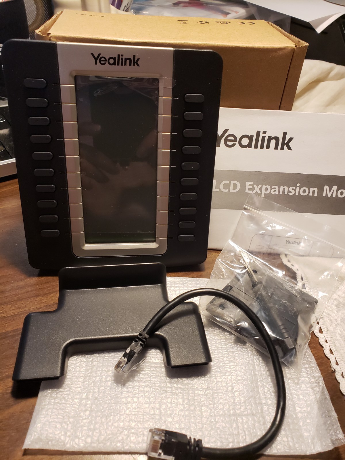 Yealink EXP20 - High-Performance LCD Expansion Module - NEW in Box
