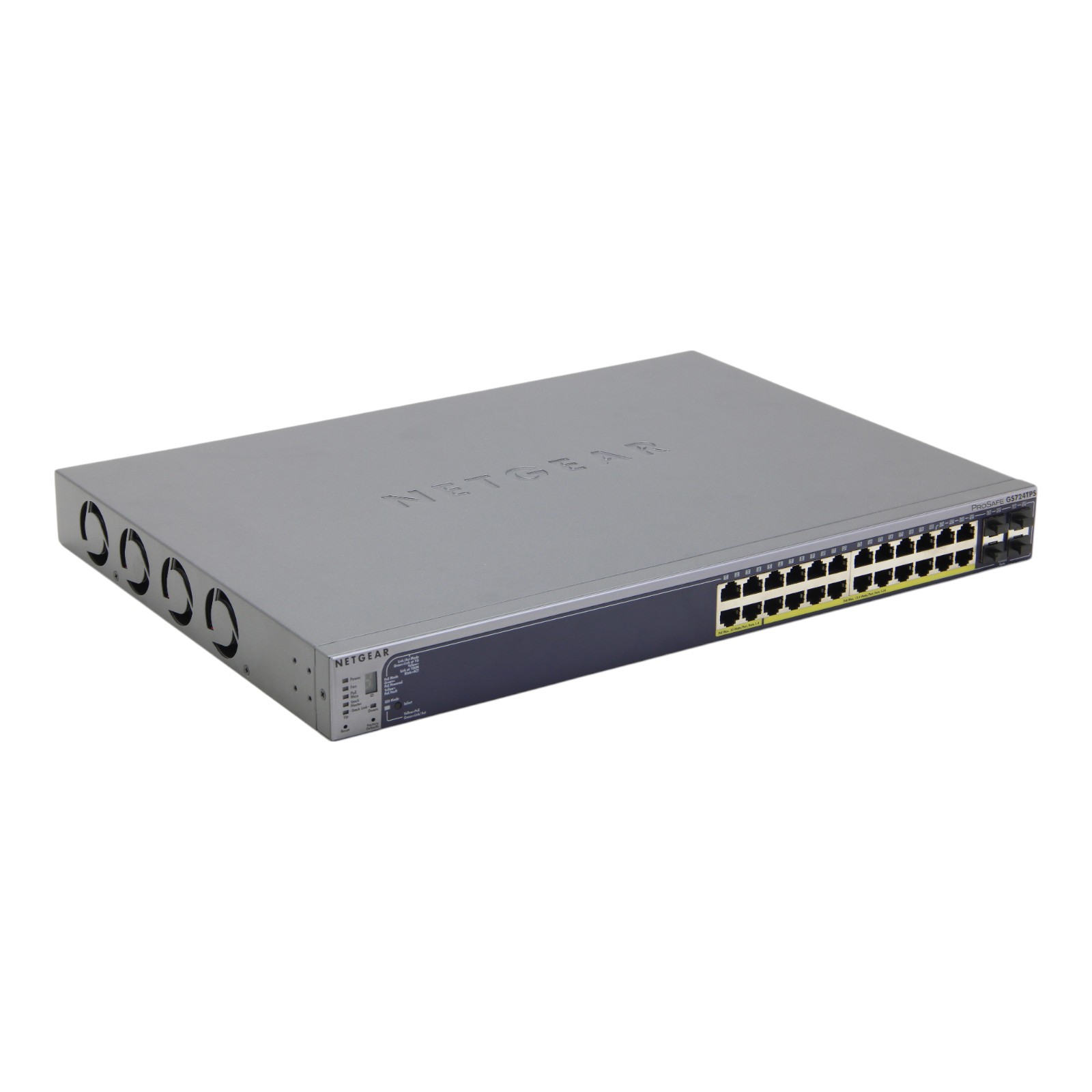 Netgear ProSafe GS724TPS 24-Port PoE 4x SFP Gigabit Ethernet Smart Switch