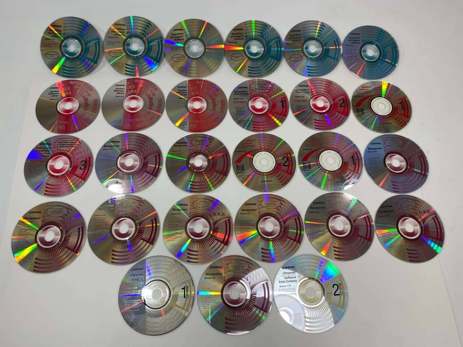 Vintage Compaq SmartStart Support Software CD Lot NetWare Server Management...