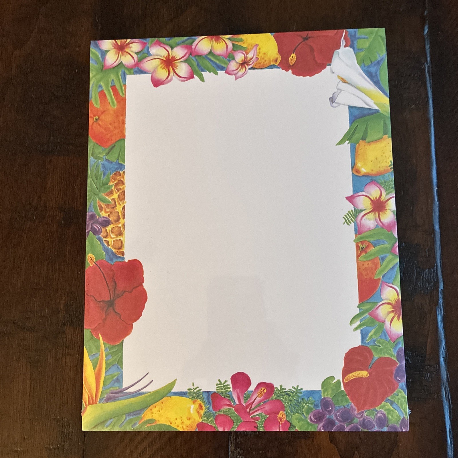 SONBURN II Designer Papers Letterhead 100 Sheets 8.5” x 11” Luau NOS