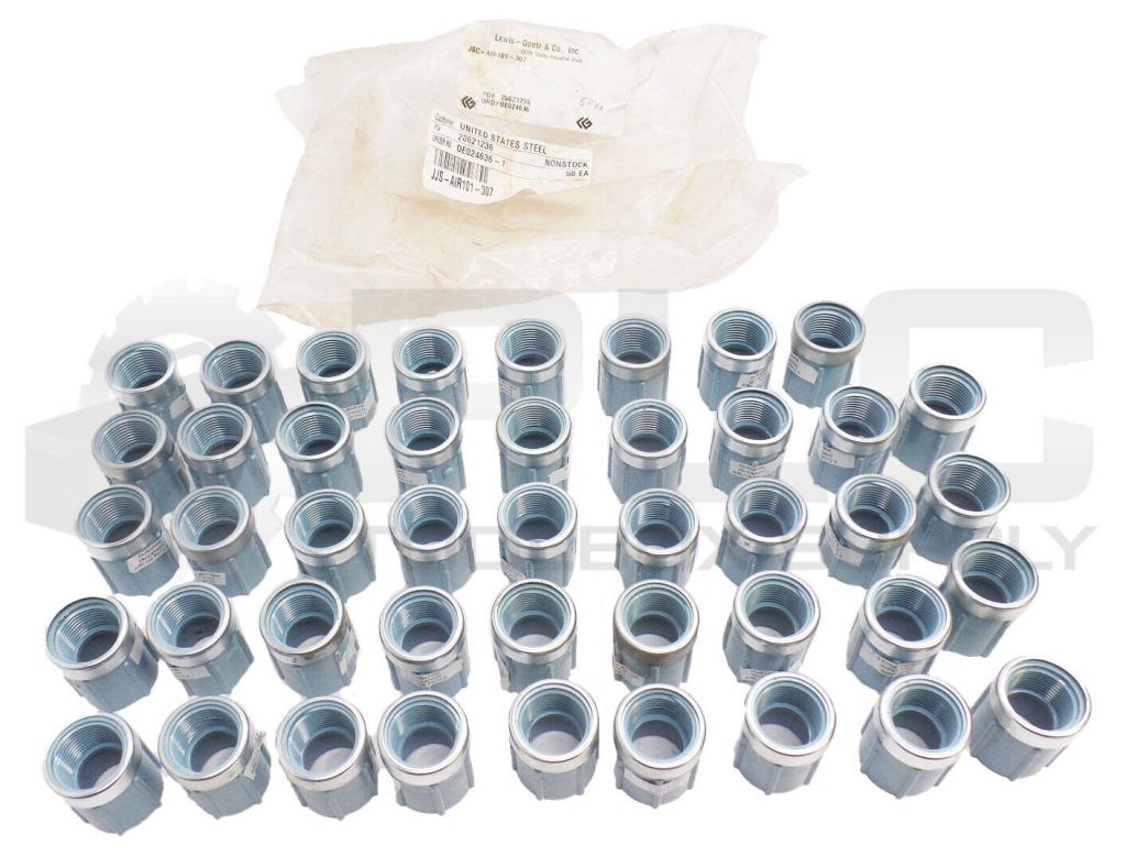 NEW BAG OF 45 DURAPIPE JSC-AIR101-307 COUPLING 25X3/4"