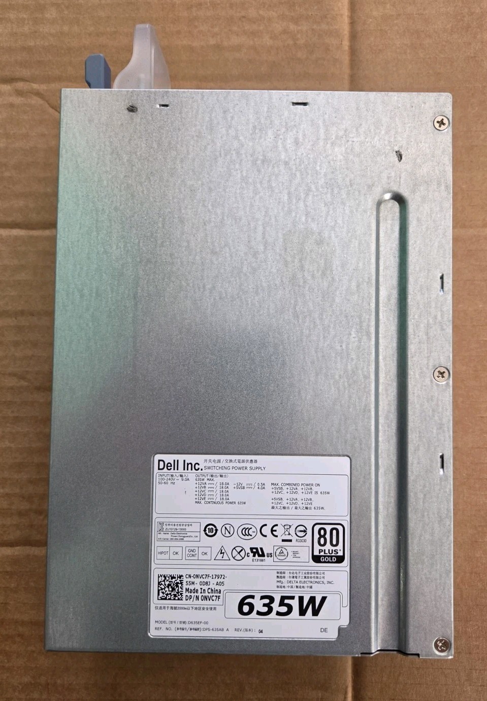 Dell D635EF-00 635W Switching Power Supply For Dell Precision T3600 T5600  