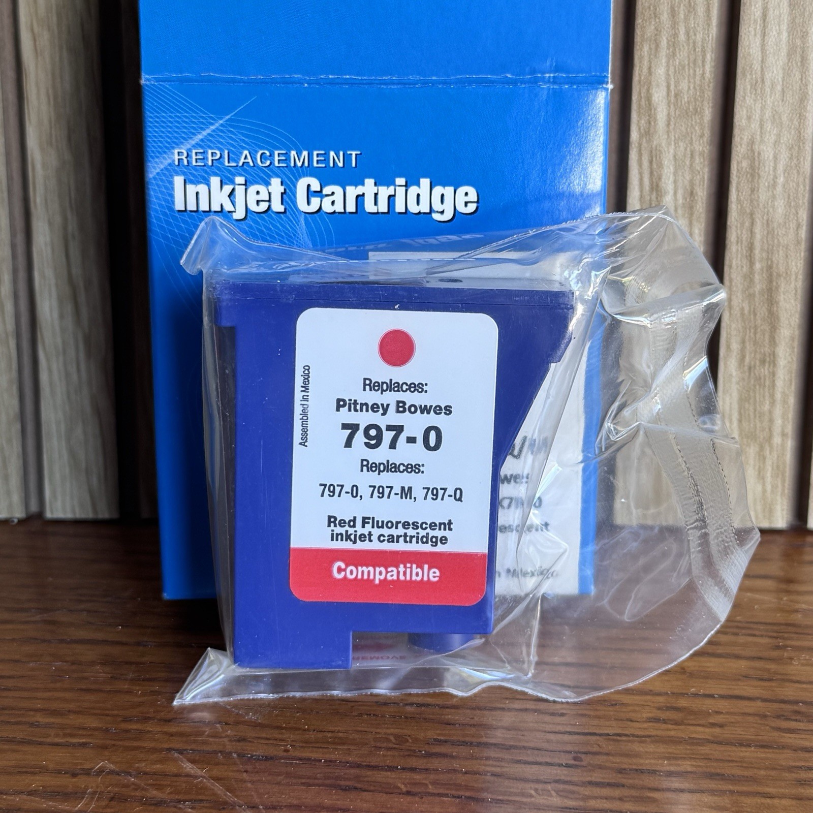 797-0 797-Q 797-M Red Postage Ink Cartridge Pitney Bowes K700 K7M0