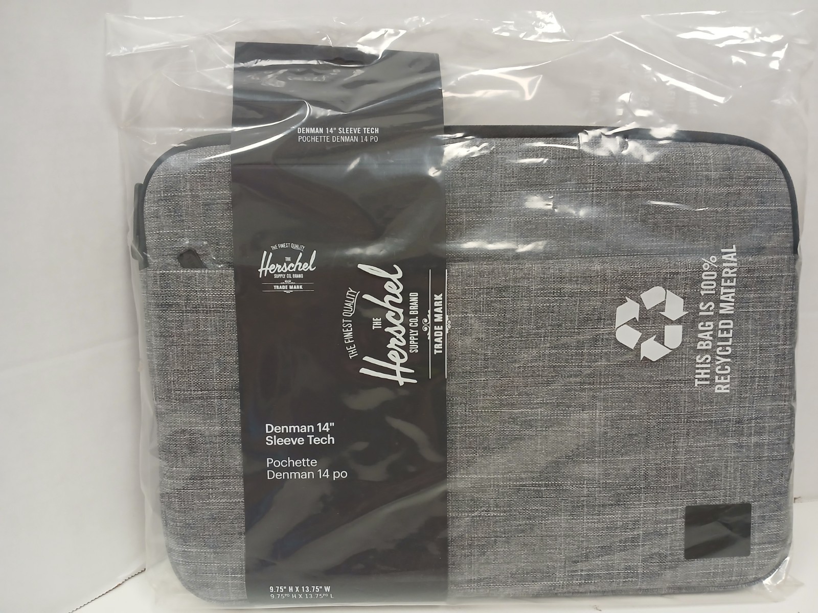 Herschel Denman 14" Tech Laptop Sleeve, Gray
