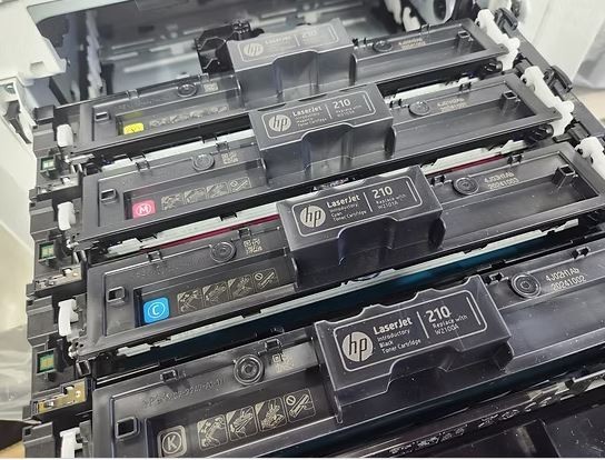 HP 210A Black/Cyan/Magenta/Yellow Standard Yield Toner Cartridge, 4 pack W210A4P