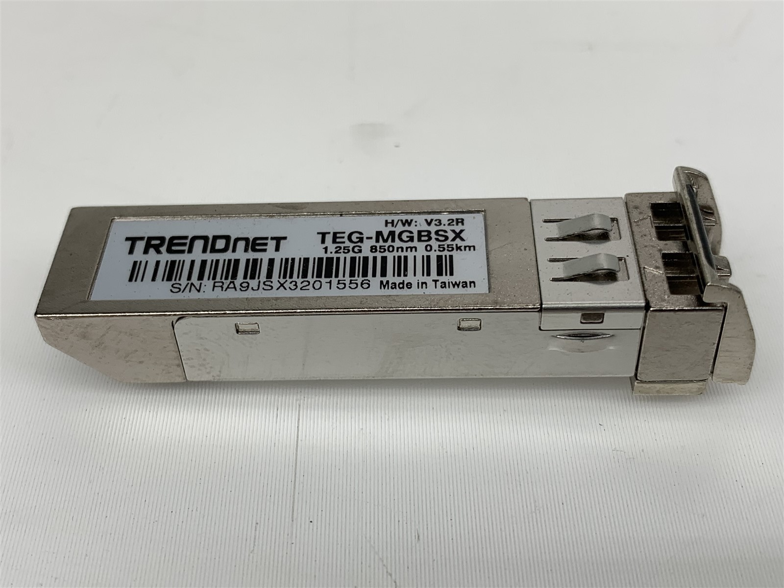 TRENDnet TEG-MGBSX 1.25G 850NM 0.55KM 1000BASE-LX SFP Transciever Module