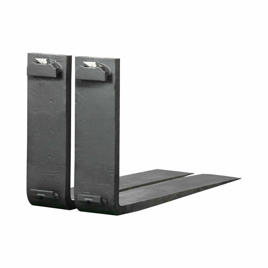 FORKLIFT FORKS PAIR 2x6x48 INCHES CLASS 3 III FULL TAPER POLISHED 4 FT  FTP SET