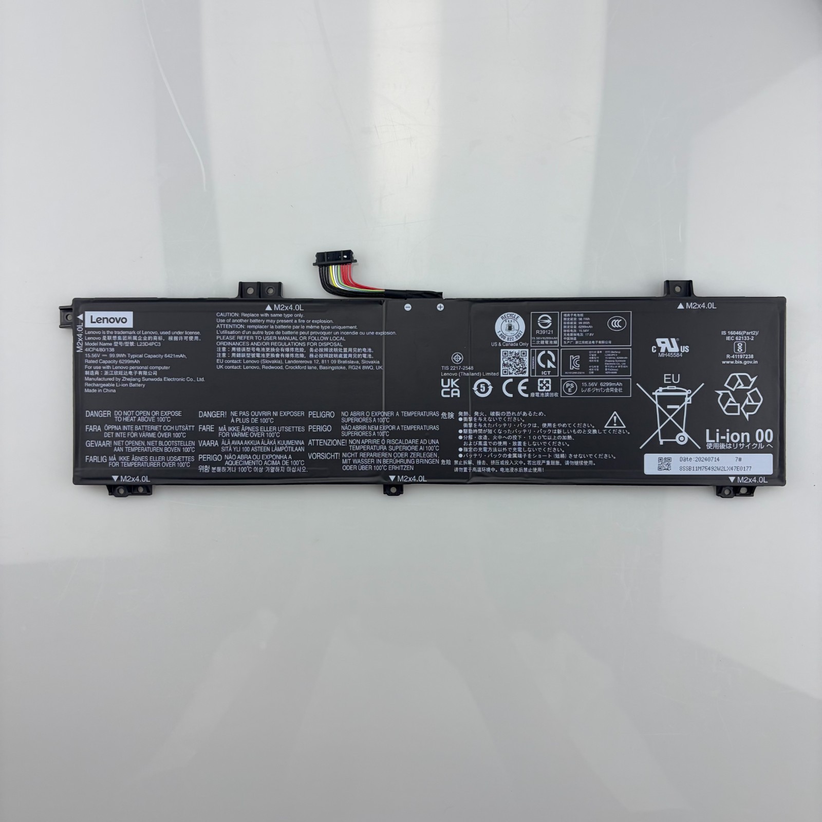 New Original  L23B4PC3 L23C4PC3 L23D4PC3 Battery for Lenovo Legion 7 16 IRX G9