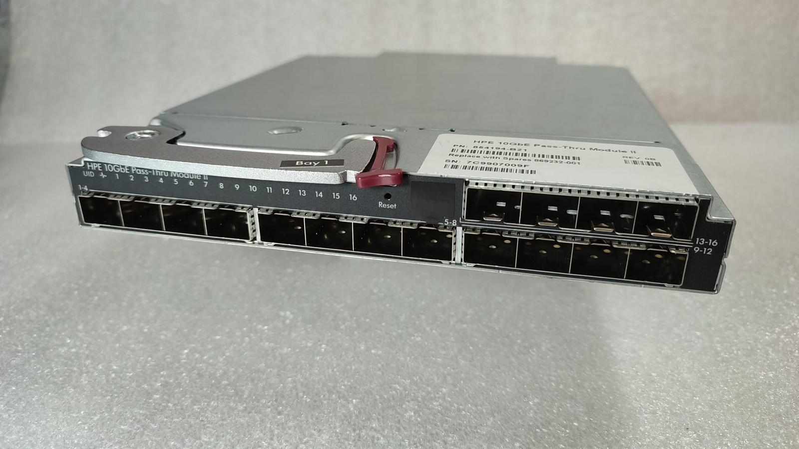 HP 869232-001 10GB ETHERNET PASS-THRU MOD II - 854194-B21, 854194-B22