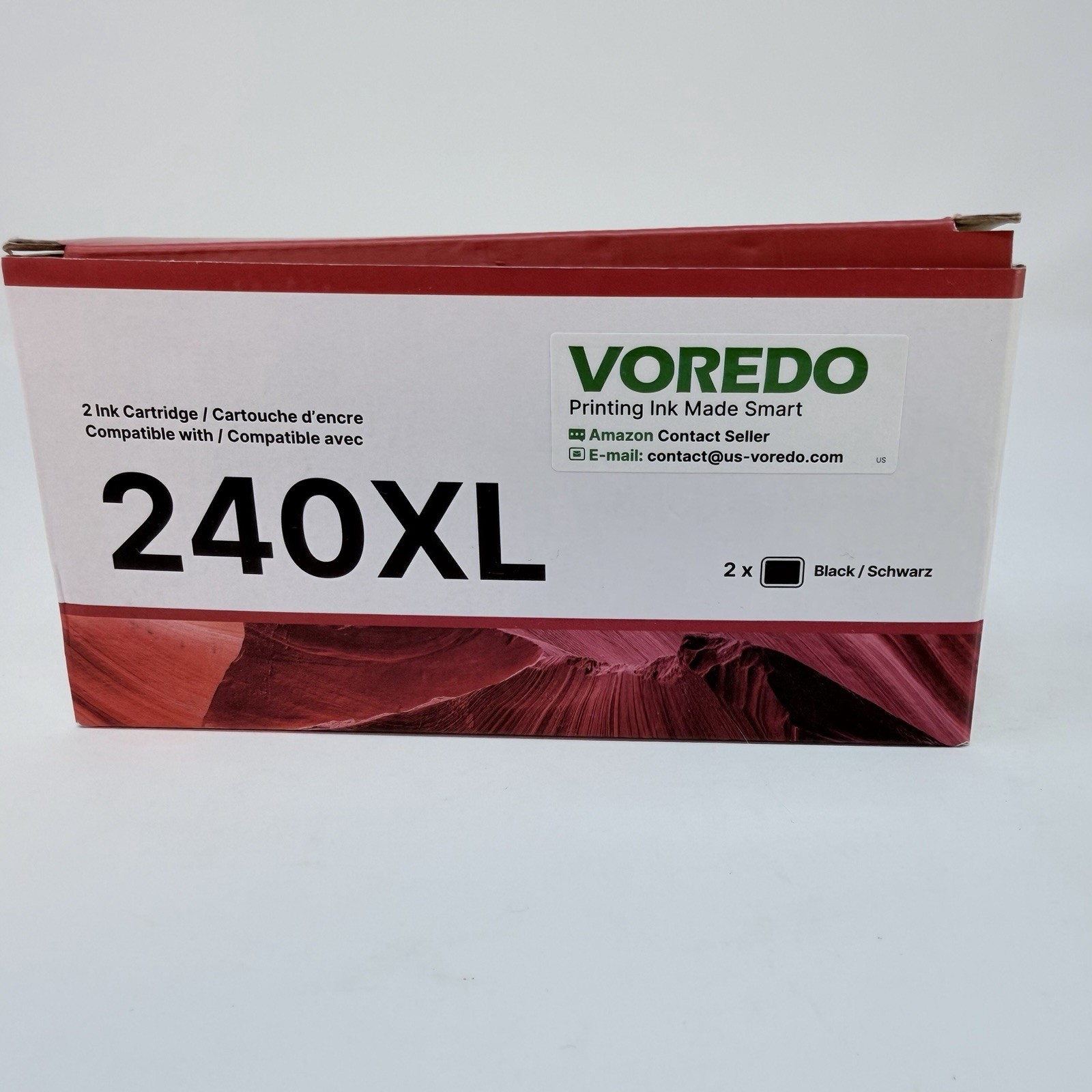 PG-240XL 240XL Compatible Black Inkjet Ink Cartridge 2 Pack for Canon