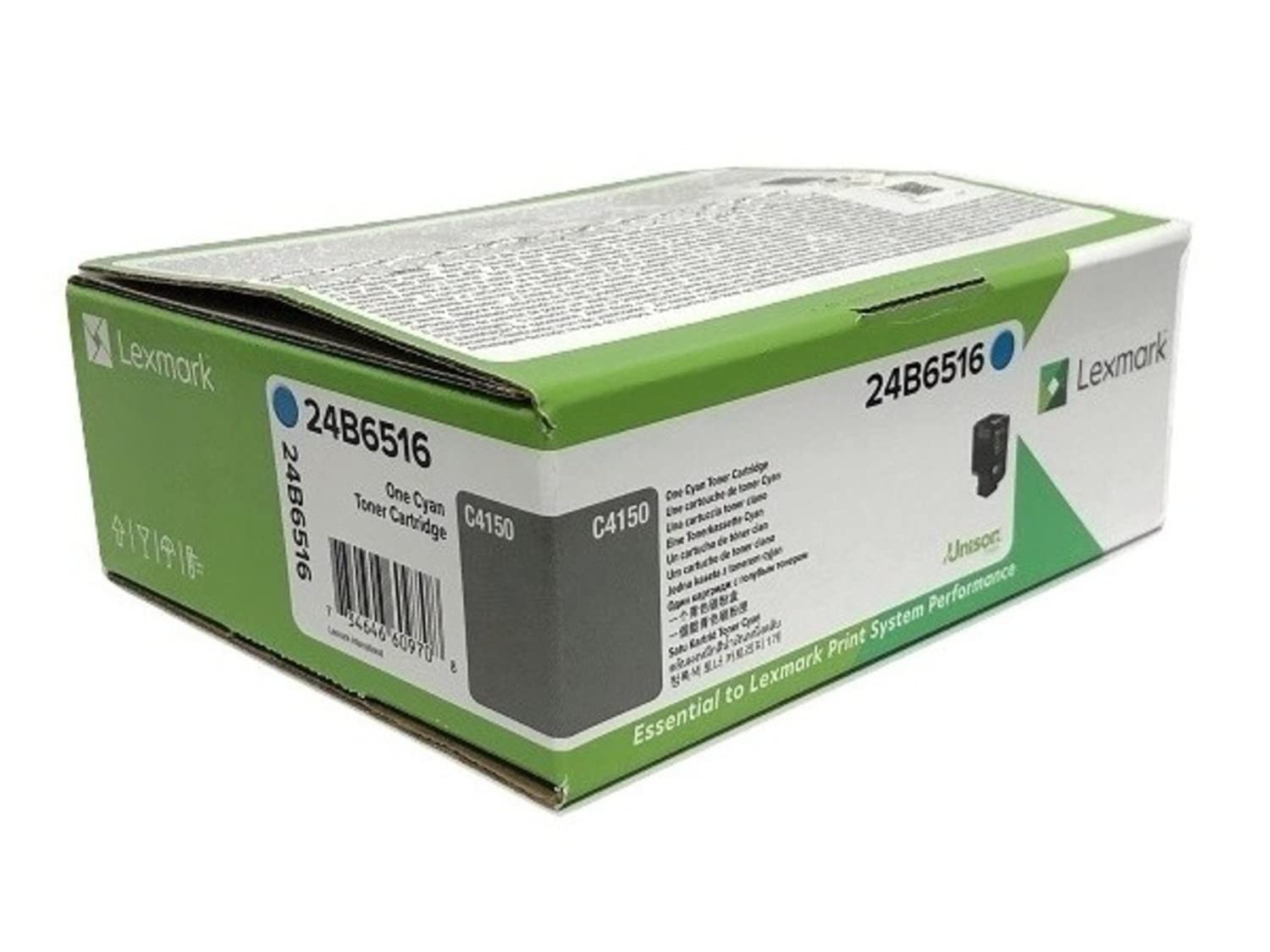 Original Lexmark 24B6516 Cyan Toner. New Sealed Box, We Ship Fast