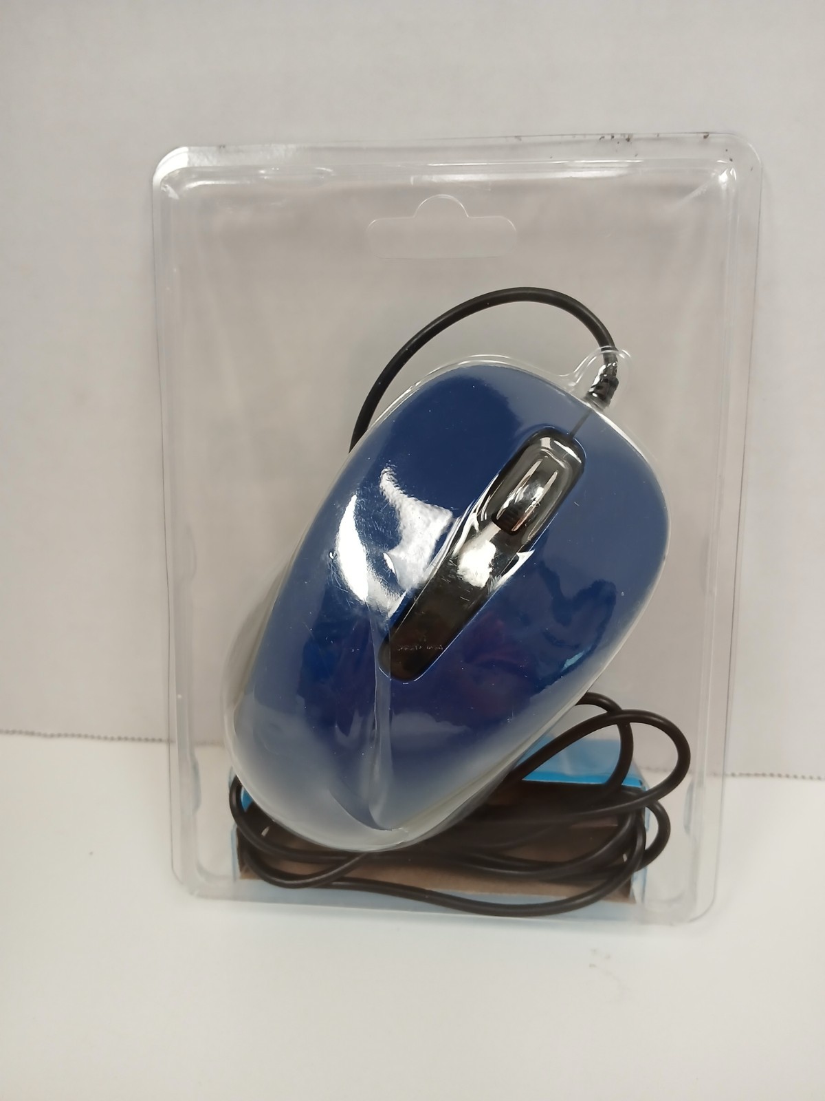 Inland M3 Wired Optical Mouse, Blue
