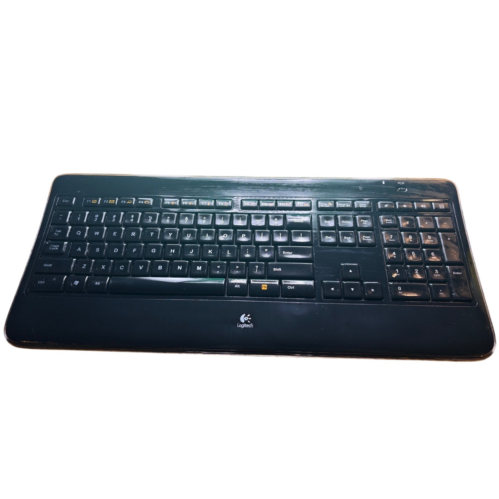 Logitech K800 Keyboard backlit illuminated Y-R0011 - No unifying receiver Tested