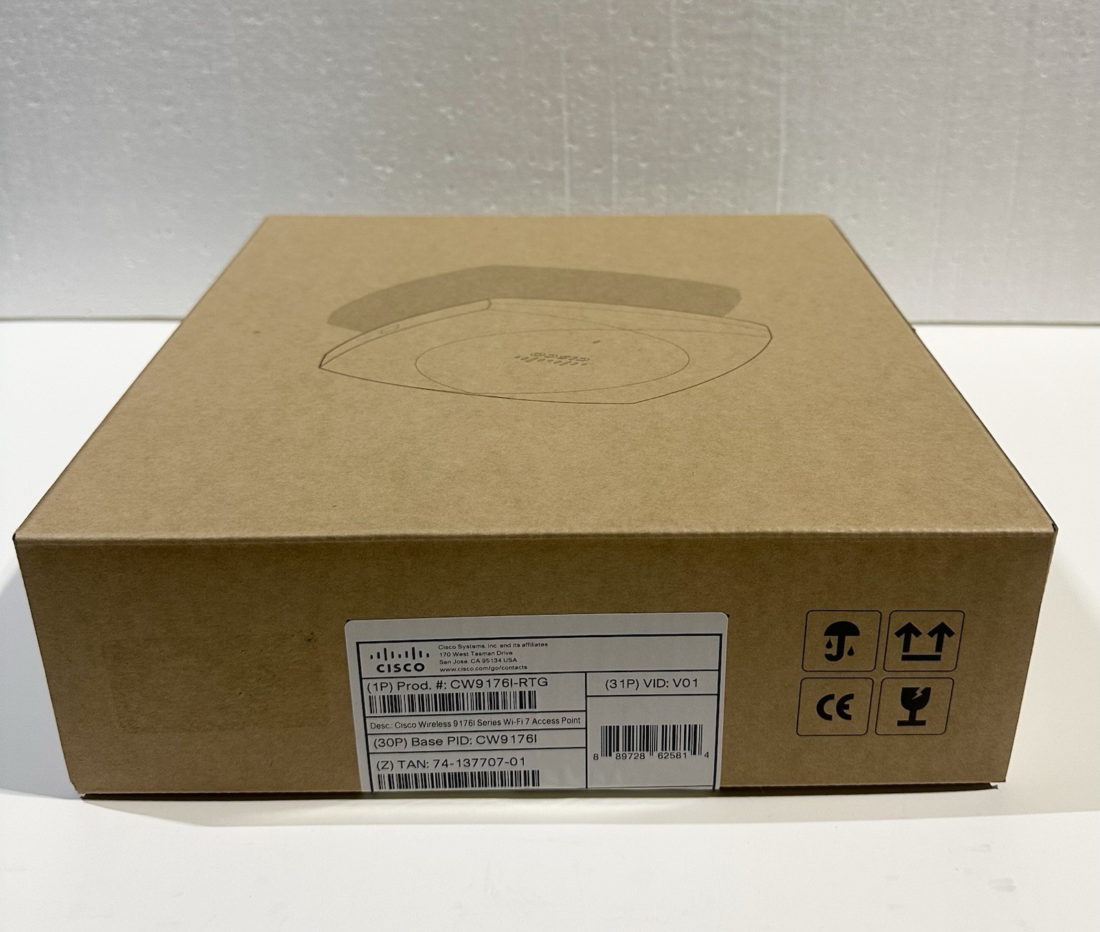 Cisco Access Point CW9176i-RTG, Brand New With Original Seal. Never Open.